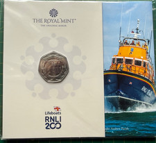 2024 UK 50p 200 Years of the RNLI Brilliant Uncirculated pack