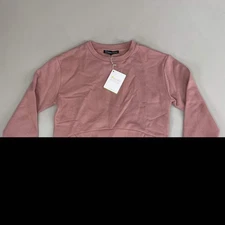 SAMSHIELD Florine Long Sleeve Shirt Women's SZ S Blush Pink