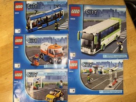 LEGO CITY: Public Transport Station (8404) 100% Complete, Preowned, All Manuals