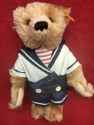 STEIFF Mr Cinnamon Sailor Teddy Bear 13 inch cinnamon mohair 0151/32