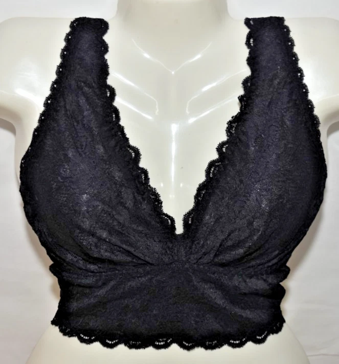 NUEVO CON ETIQUETAS Cosabella Never Say Never Curvy Bralette Inalámbrico Negro Pequeño $79.00 Foto 2 de 4