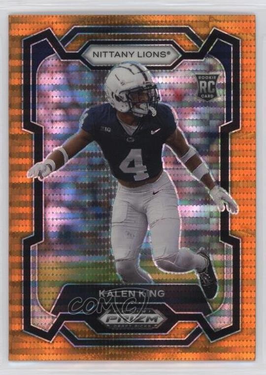 Kalen King Panini Prizm Draft Picks #139 Orange Pulsar
