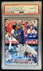 2018 Topps Holiday Ronald Acuna Jr. RC Metallic Snowflake #HMW50 Braves PSA 10