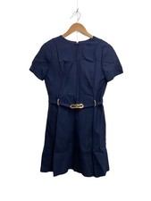 GUCCI Short-Sleeved Dress 685914 38 Navy