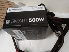 Thermaltake Smart Series 500W 80 White PSU, Cont Pwr, 120mm ATX 12V