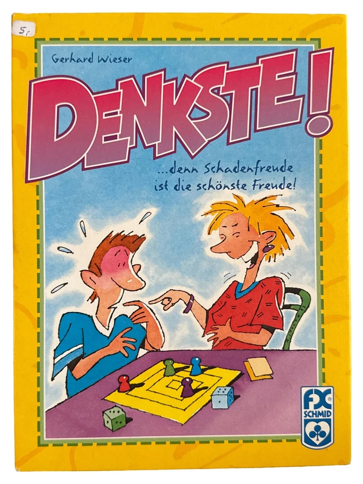 FX Schmid Denkste! Brettspiel Strategiespiel Wortspiel Bluffspiel