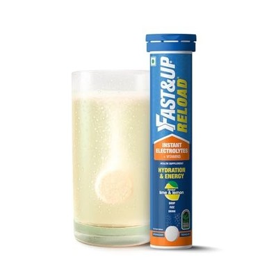 Fast&Up Reload Low Sugar Lime Lemon Electrolyte 20 Effervescent Tabs