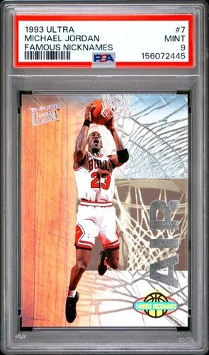 1993 Fleer Ultra Michael Jordan Famous Nicknames #7 PSA 9 Mint