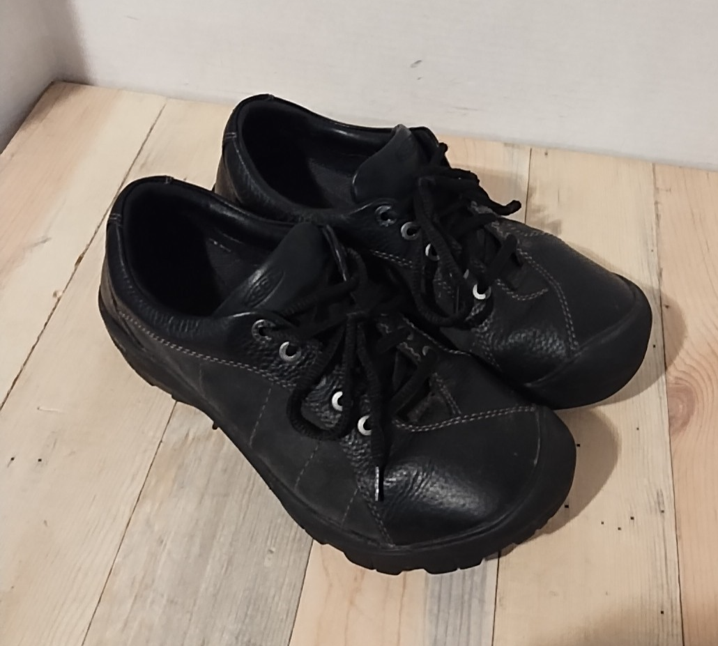 Scarpe da passeggio KEEN Presidio US donna 8 5 pelle nera casual comode stringate