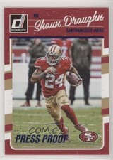 2016 Donruss Press Proof Blue Shaun Draughn #258 0f6