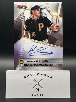 2025 Bowman Best Konnor Griffin Best of 2025 Autograph Card #B25 