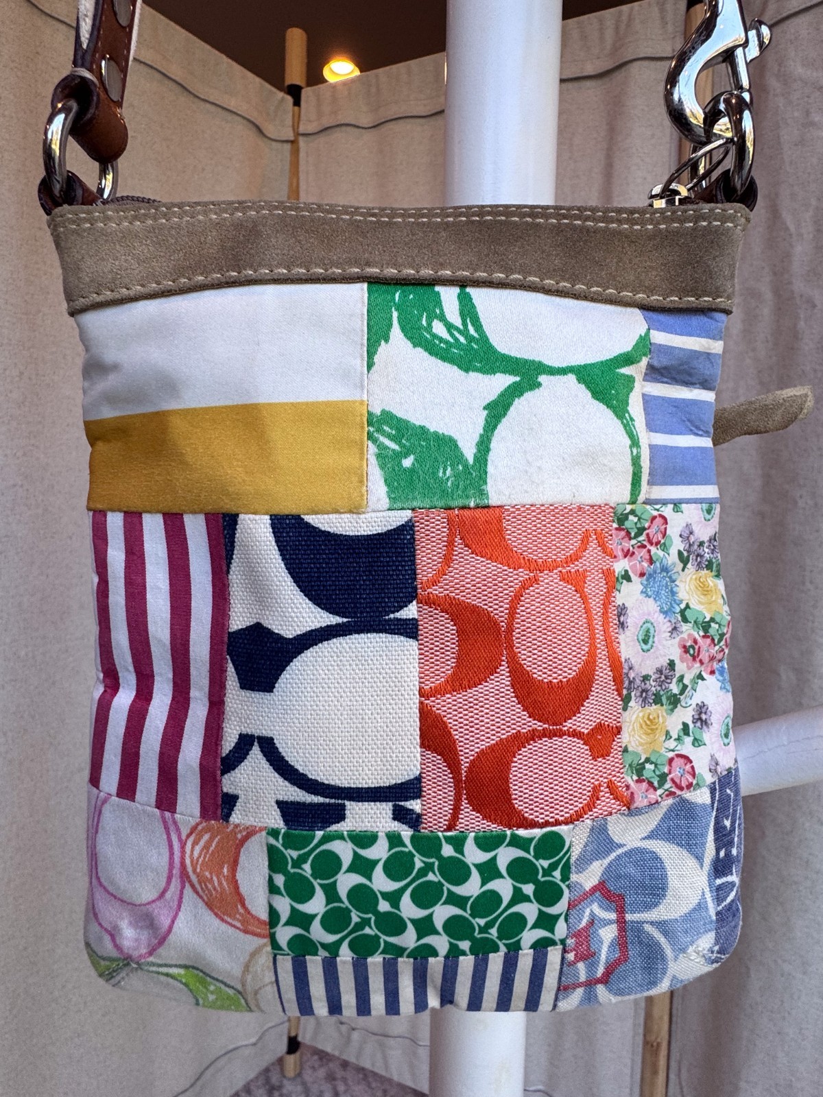 COACH #10456 Multicolor Hampton Patchwork Swingpa… - image 6