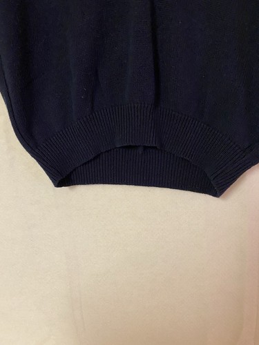 Scott McClintock Sweater, Woman’s 1980s VTG Blue Knit W/shoulder Pads Sz Large - Picture 10 of 11