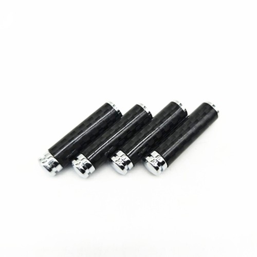 4Pcs Car Door Lock Knob Pull Handles Pins Carbon Fibre Style Interior Accessory - Picture 8 of 14