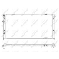 KüHler WasserküHler Passend FüR VW Passat Variant 3A5 35I 1.6 TD 2.0 16V 1.8 G60
