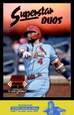 2021  Stadium Club Paul Goldschmidt/Yadier Molina Superstar Duos Red #SD-5