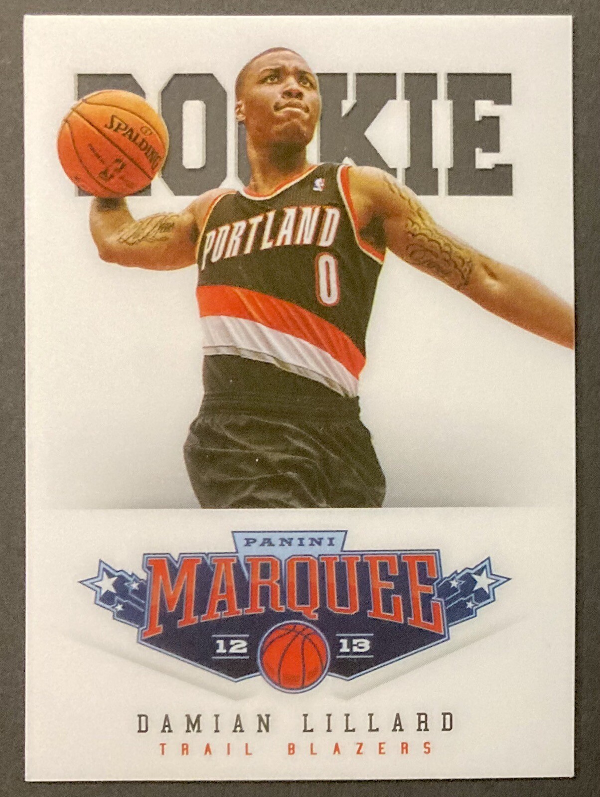 2012-13 Panini Marquee Damian Lillard RC Rookie White Acetate #461 Trailblazers