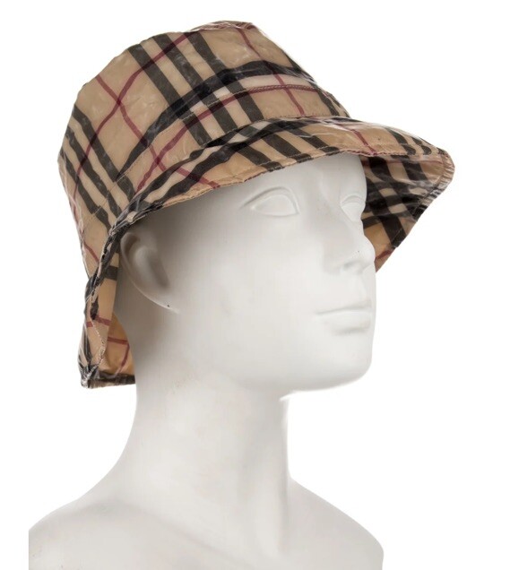 Burberry Waterproof House Checked Bucket Hat Size S Burberry Waterproof House Checked Bucket Hat Size S | eBay main image 3