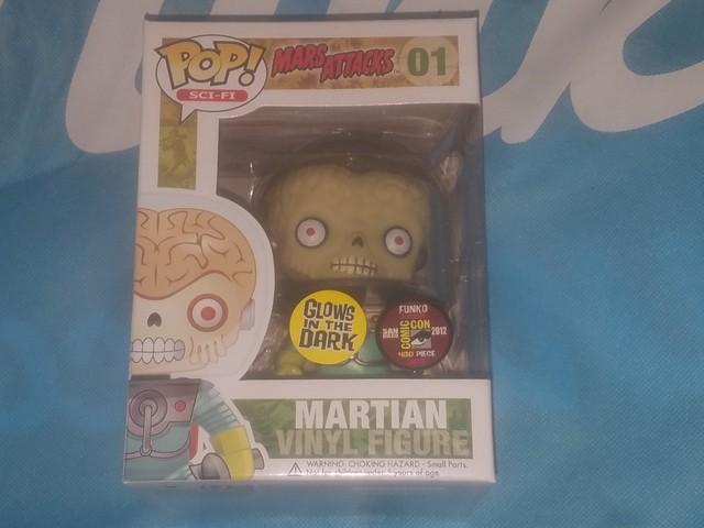 Funko Pop! Sci-fi Mars Attack Martian # 01 (GITD) 2012 SDCC Exclusive | eBay