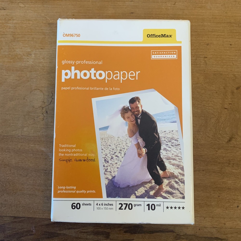 4x6 glossy premium photo paper 270g 10mil for professional printing