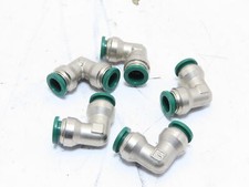 Parker 165PLP-6 Prestolok PLP Union Push to Connect Elbow 3/8" Tube 300PSI QTY 5