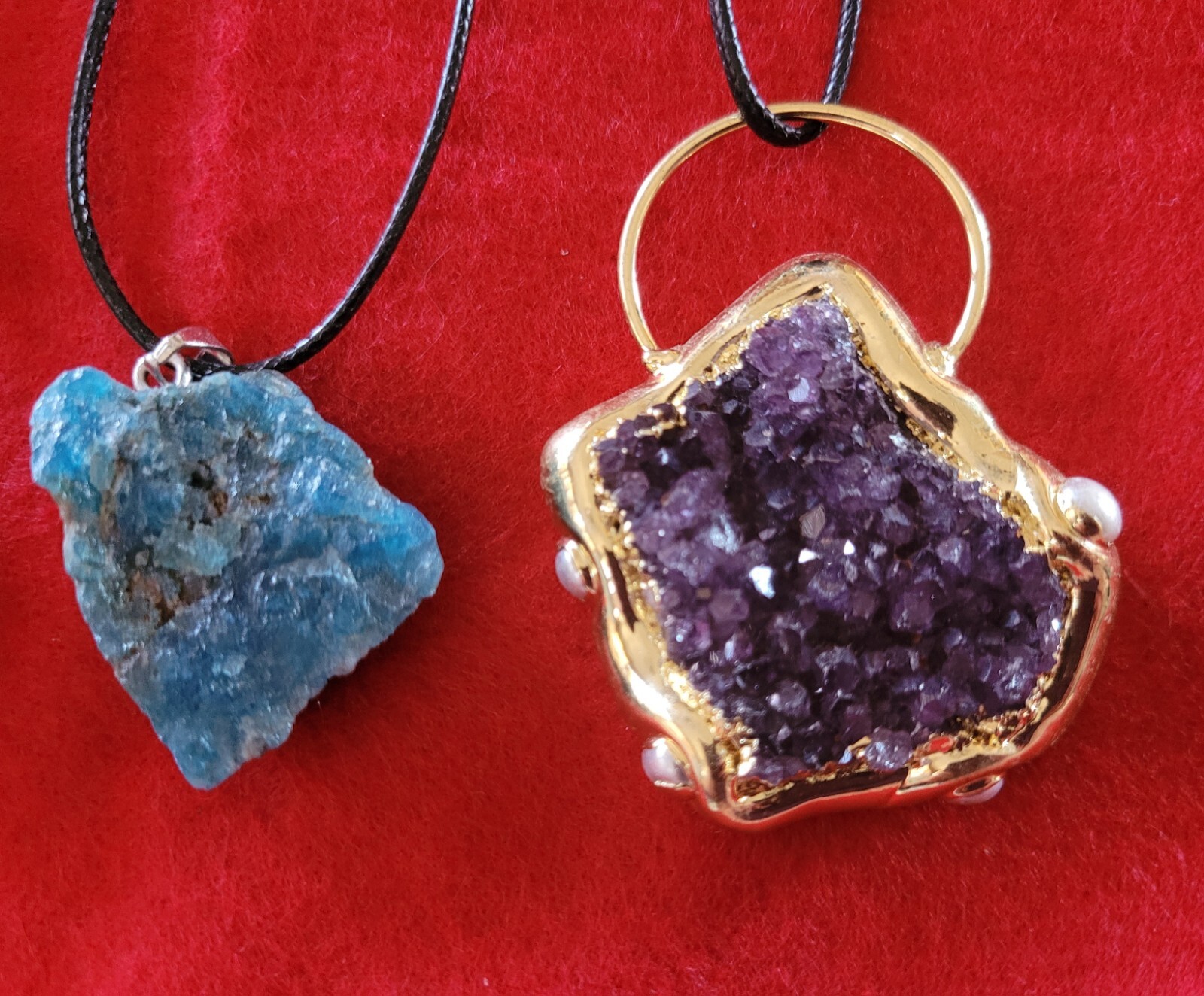 Bulk costume/ Real Crystal Necklaces , Some New,VGC, QUARTZ, JADE etc