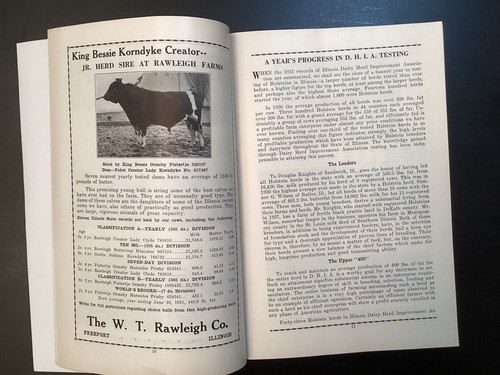 1932 Illinois Holstein Year Book Holstein-Friesian Association SC - Picture 8 of 13