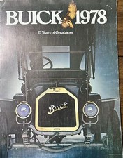 1978 Buick Full Line Dealership Sales Brochure Regal LeSabre Electra Skylark