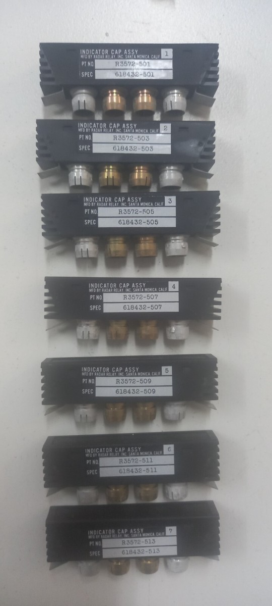 ノア　ペンタ　確認用 Set of aircraft indicator cap assy No1-No7 (lot of 7pcs) | eBay