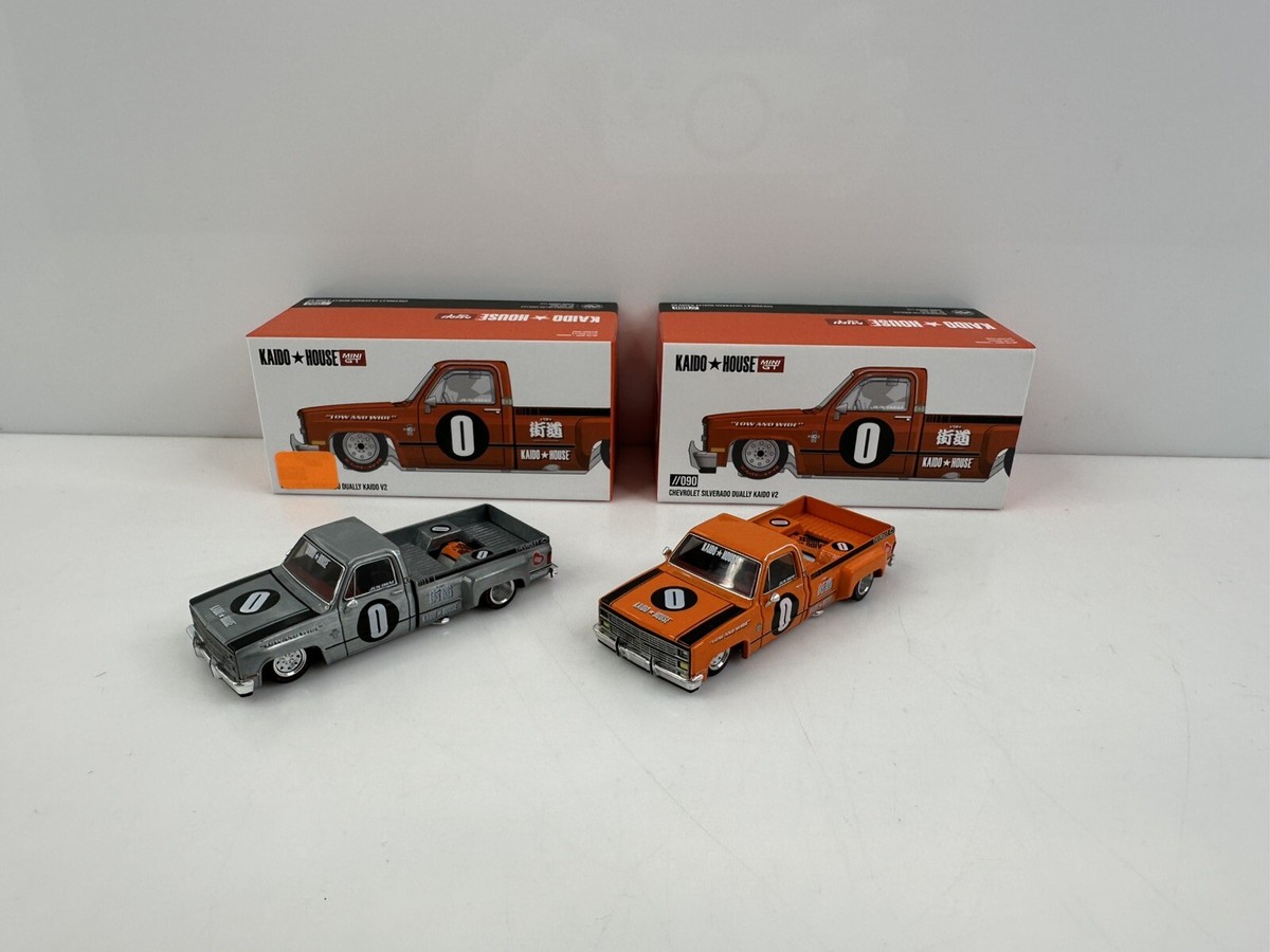 Rare Mini GT Kaido House Chevrolet Silverado Dually #90