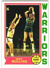 1974-75 Topps Basketball #123 Jeff Mullins - Ex/NM