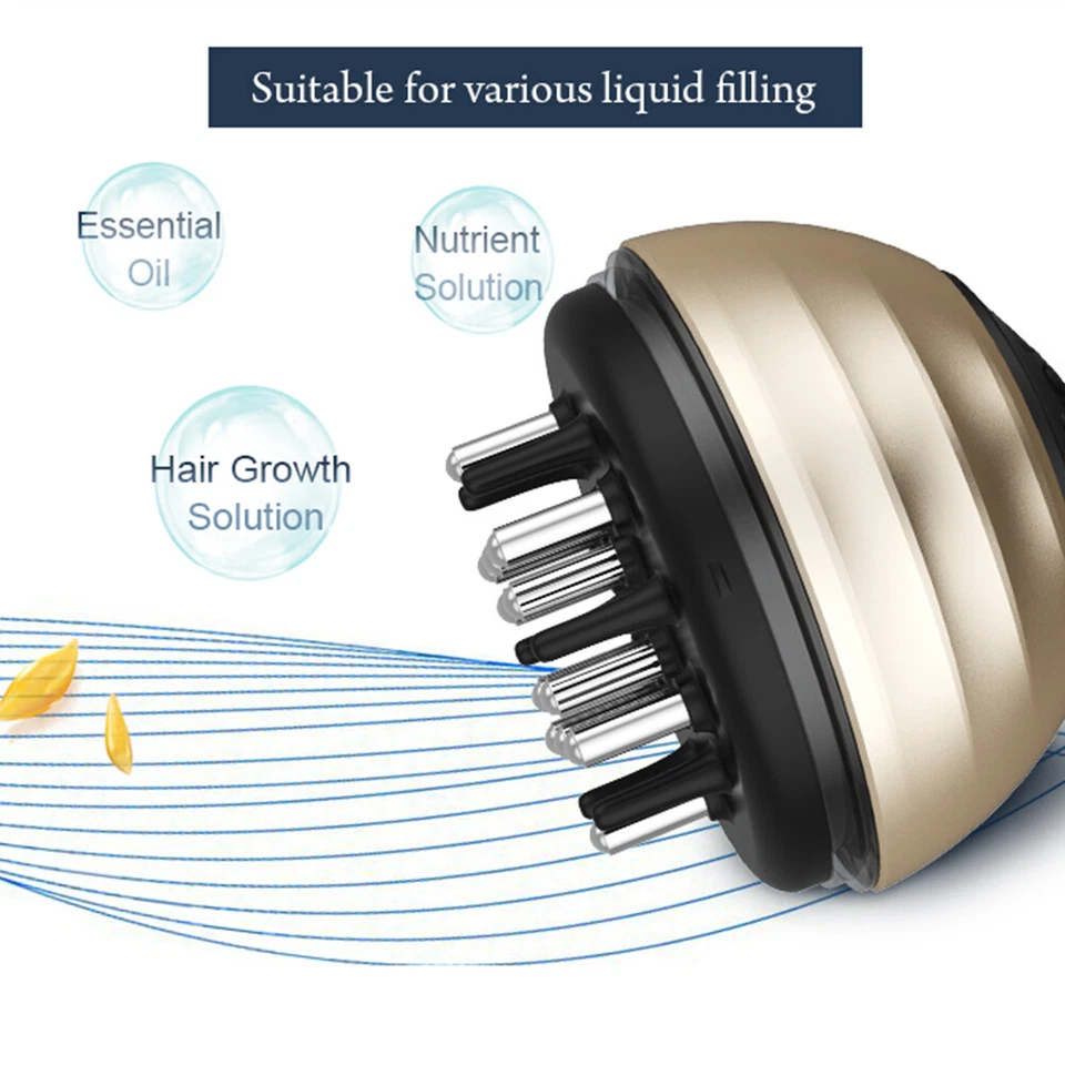 Аппликатор для волос головы массажер против выпадения волос щетка - Изображение 2 из 4
