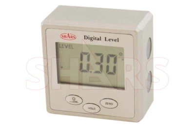 SHARS TOOL Shars Digital Angle Gage 0-360 With Magnetic Base Digital Level & Bevel Gauge ^]