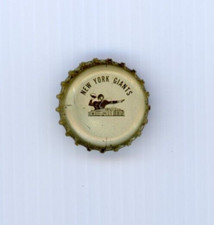 1964-1966 COKE BOTTLE CAP NFL FOOTBALL TEAM LOGO NEW YORK GIANTS COCA-COLA