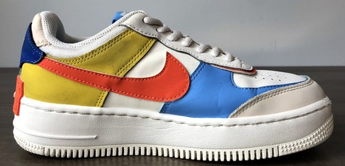 Nike Air Force 1 Low Shadow Sail Royal Rush orange blau Schuhe CI0919-115 Größe 6 - Bild 2 von 10