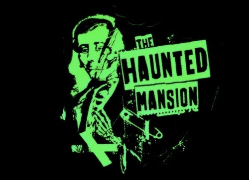 Disney Haunted Mansion Loungefly Purse Crossbody Bag and Ears Glows in Dark NEW - Picture 6 of 17