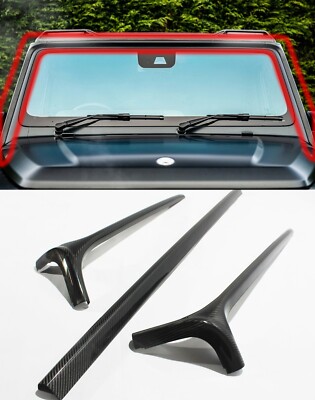 G Wagon Carbon Fiber Windshield and A-Pillars Trim fits W463A W464
