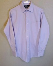 Polo Ralph Lauren Purple Long Sleeve Curham Classic Fit Dress Shirt 15 32/33