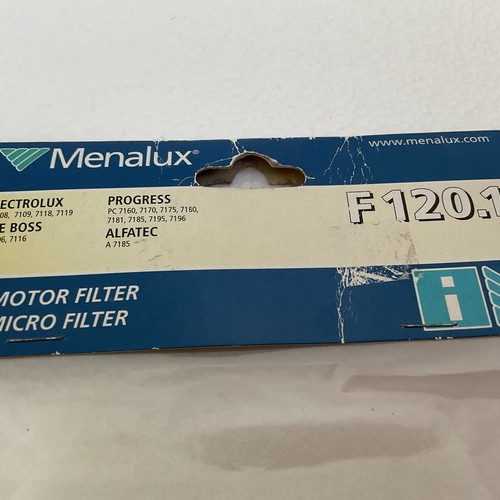 NEW Menalux Filter Kit. Electrolux The Boss Progress Alfatec F120.1 - FREE POST - Picture 2 of 5