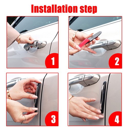 4X Car Accessories Door Edge Scratch Anti-collision Protector Guards Strip Cover - Picture 18 of 18