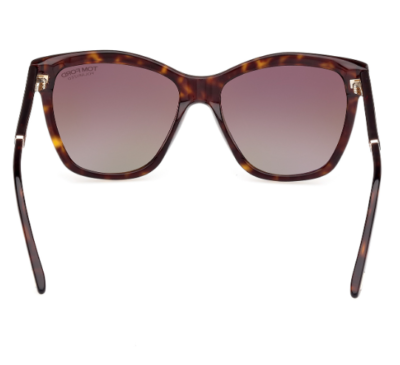 Tom Ford Lucia FT1087 52H Cat Eye Sunglasses – Havana / Brown Lucia Dark Havana Polarized Sunglasses main image 2