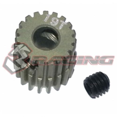 3RACING 64 Pitch Pinion Gear 7075 W/ HD Coating 18T - 65T 1/10 RC On / Off Road - Picture 2 of 12