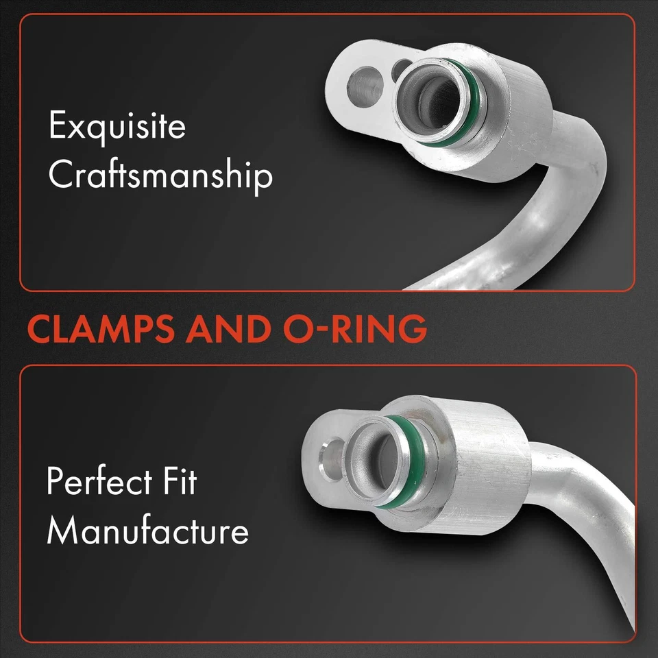 Manguera de descarga de refrigerante de aire acondicionado para Toyota Camry 1997-2001 Solara 1999-2001 2,2 L Foto 3 de 4