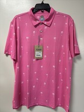 NWT  Defect Chubbies The Palm Reader Performance Polo Shirt Medium