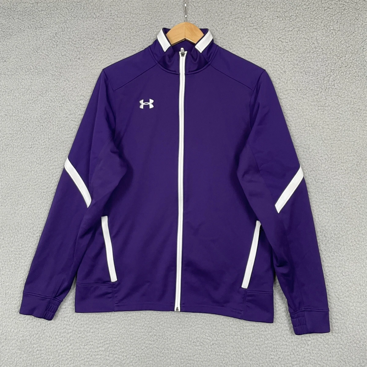 Under armour jacket men purple sales