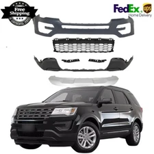 Front Bumper Cover Kit Replacement for 2016 2017 Ford Explorer
