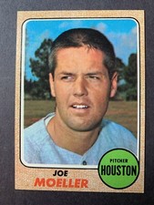JOE MOELLER  HOUSTON  1968 TOPPS #359 - BACK STAIN, OTHERWISE SHARP - EXC