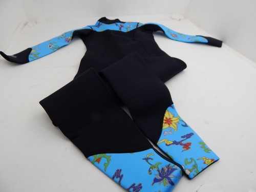 Hevto Women's Black Venus Swim Neoprene XS Wetsuit Floral Flowers Coral Women - Picture 2 of 8