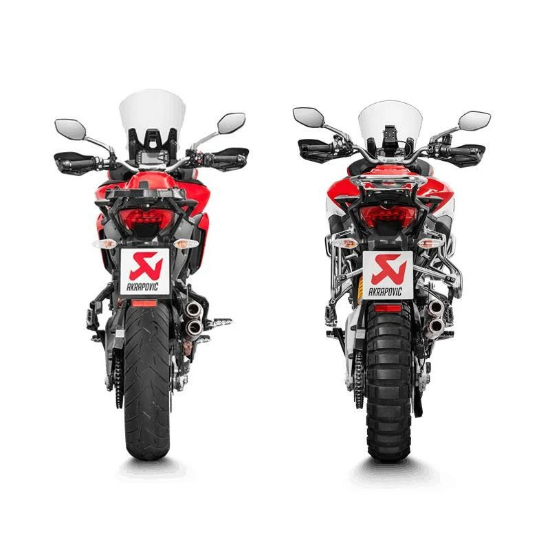 Escape Akrapovic titanio sin cordones (EC) Ducati Multistrada 1200 Enduro 2017-2018 Foto 4 de 4