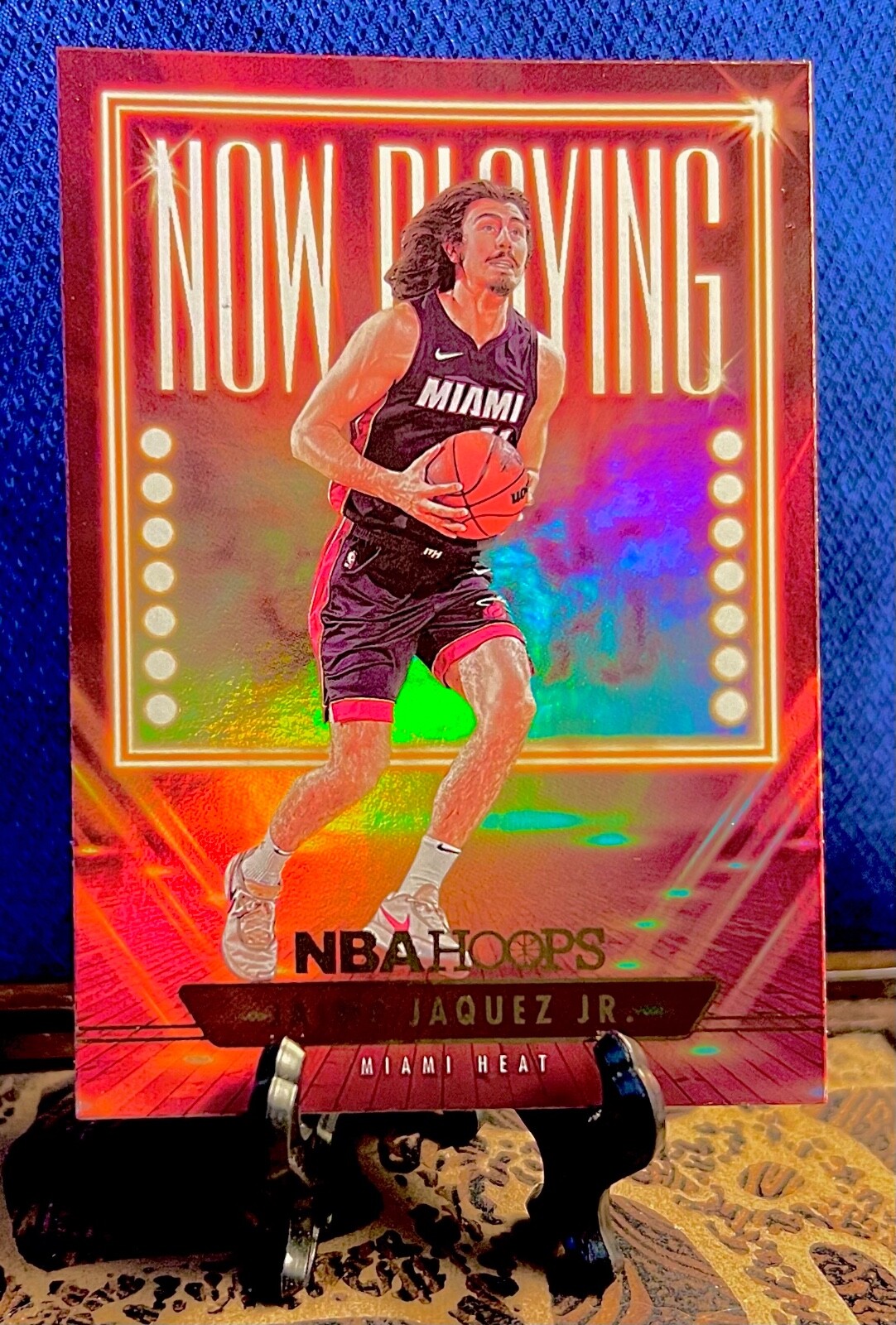 2023-24 Panini Hoops SSP Now Playing HOLO Jaime Jaquez Jr. Rookie #30 Miami Heat